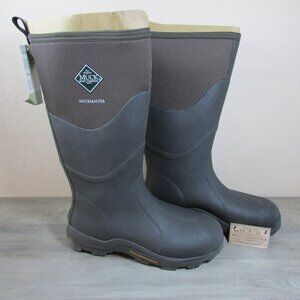 Muck Boots Men's 11 MuckMaster Gold All Purpose Waterproof Rain Mud Boots Brown
